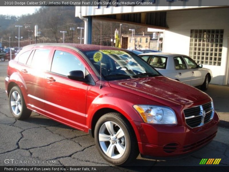 Inferno Red Crystal Pearl / Dark Slate Gray/Medium Graystone 2010 Dodge Caliber SXT