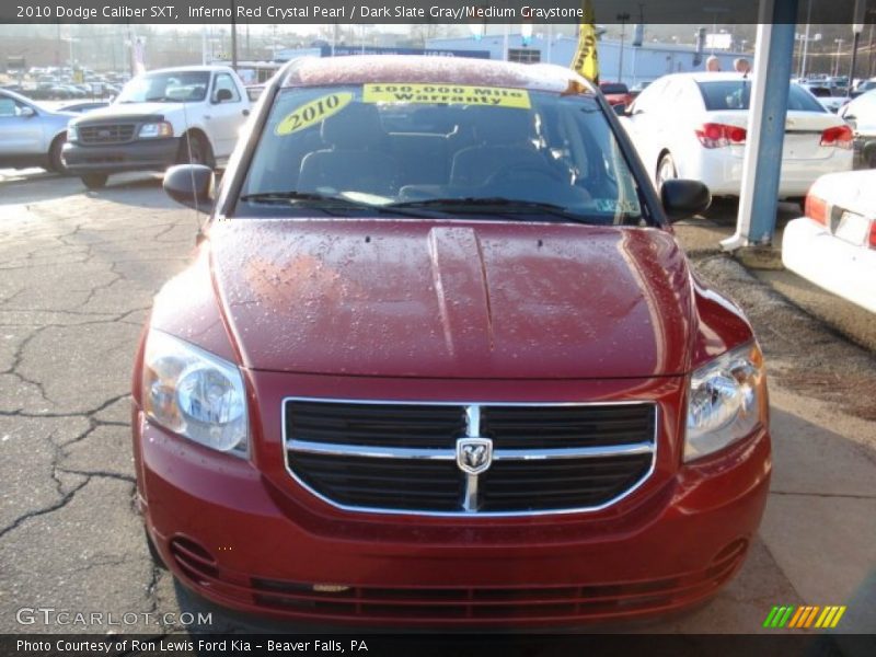 Inferno Red Crystal Pearl / Dark Slate Gray/Medium Graystone 2010 Dodge Caliber SXT