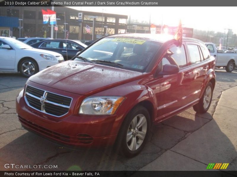 Inferno Red Crystal Pearl / Dark Slate Gray/Medium Graystone 2010 Dodge Caliber SXT