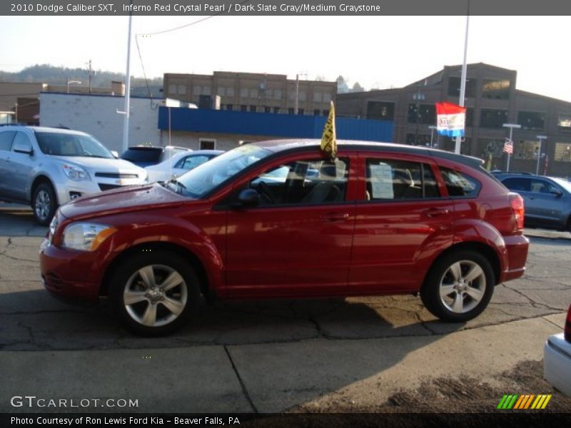 Inferno Red Crystal Pearl / Dark Slate Gray/Medium Graystone 2010 Dodge Caliber SXT
