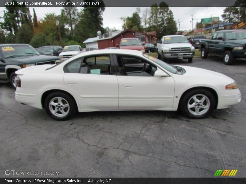 Ivory White / Dark Pewter 2001 Pontiac Bonneville SE