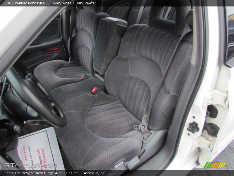 Ivory White / Dark Pewter 2001 Pontiac Bonneville SE