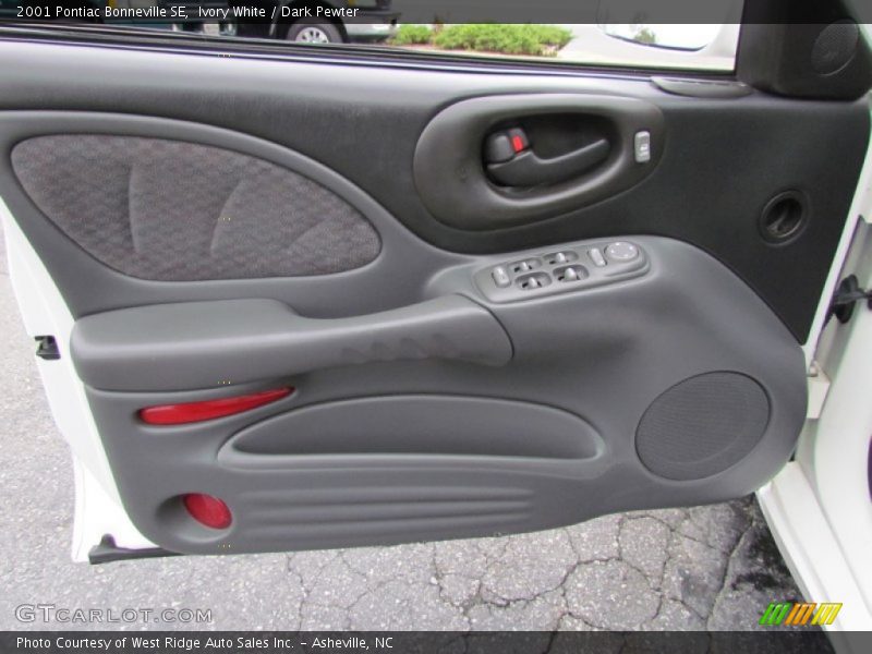 Ivory White / Dark Pewter 2001 Pontiac Bonneville SE