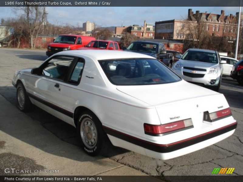  1986 Thunderbird Turbo Coupe Oxford White
