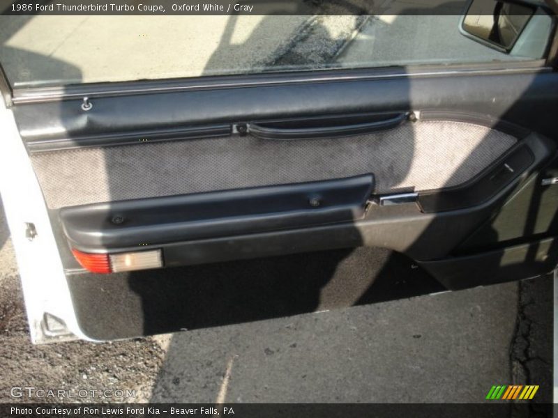 Door Panel of 1986 Thunderbird Turbo Coupe