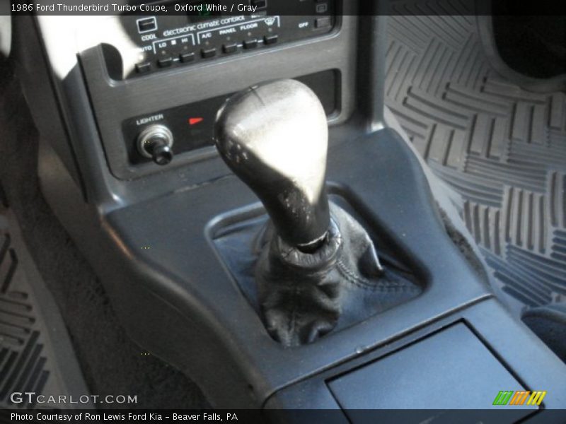 1986 Thunderbird Turbo Coupe 5 Speed Manual Shifter