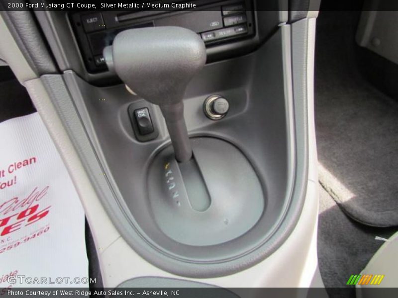 Silver Metallic / Medium Graphite 2000 Ford Mustang GT Coupe