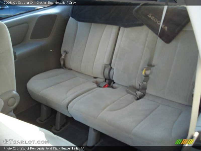 Glacier Blue Metallic / Gray 2008 Kia Sedona LX