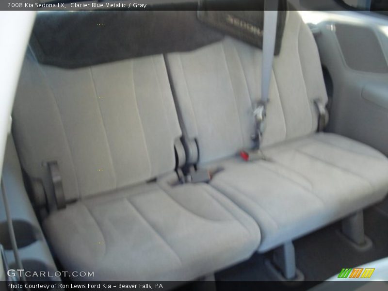 Glacier Blue Metallic / Gray 2008 Kia Sedona LX