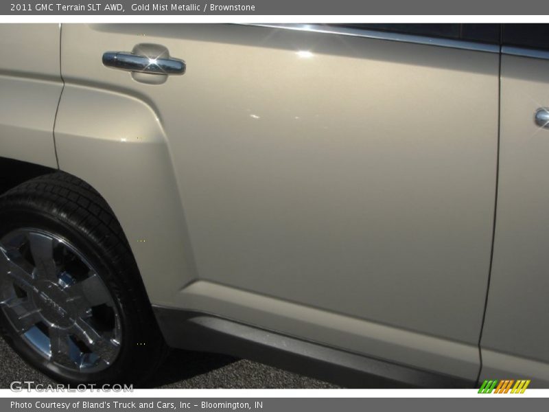 Gold Mist Metallic / Brownstone 2011 GMC Terrain SLT AWD