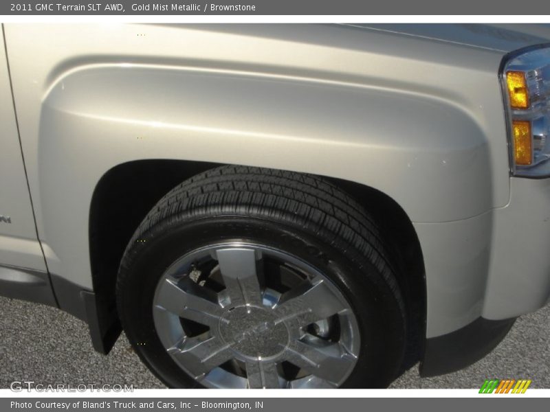 Gold Mist Metallic / Brownstone 2011 GMC Terrain SLT AWD