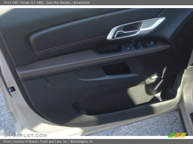 Gold Mist Metallic / Brownstone 2011 GMC Terrain SLT AWD