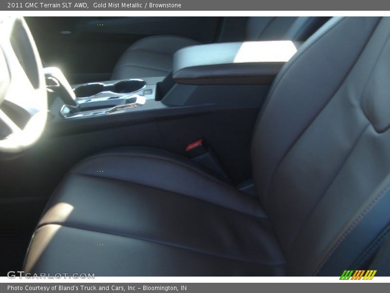 Gold Mist Metallic / Brownstone 2011 GMC Terrain SLT AWD