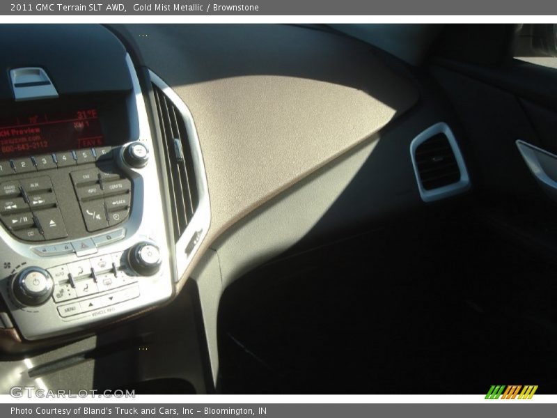 Gold Mist Metallic / Brownstone 2011 GMC Terrain SLT AWD