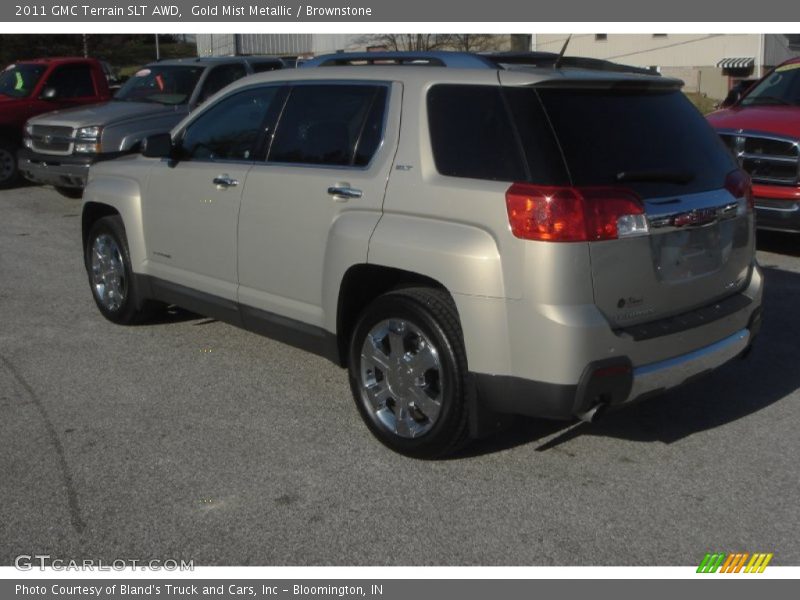 Gold Mist Metallic / Brownstone 2011 GMC Terrain SLT AWD