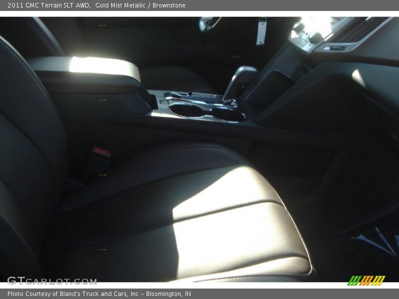 Gold Mist Metallic / Brownstone 2011 GMC Terrain SLT AWD