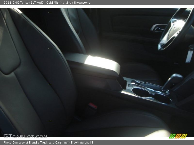 Gold Mist Metallic / Brownstone 2011 GMC Terrain SLT AWD