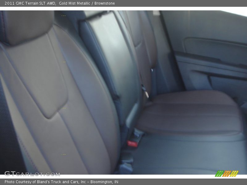 Gold Mist Metallic / Brownstone 2011 GMC Terrain SLT AWD