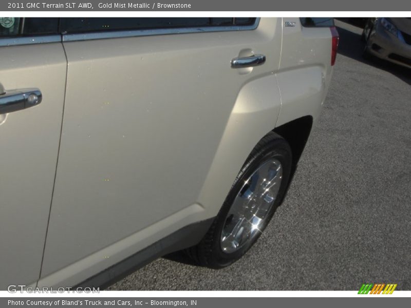 Gold Mist Metallic / Brownstone 2011 GMC Terrain SLT AWD