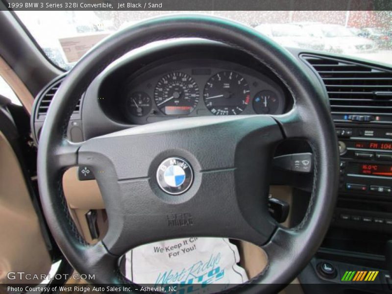 Jet Black / Sand 1999 BMW 3 Series 328i Convertible