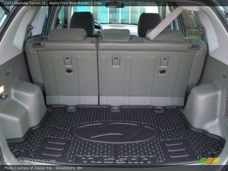 Alpine Frost Blue Metallic / Gray 2007 Hyundai Tucson SE