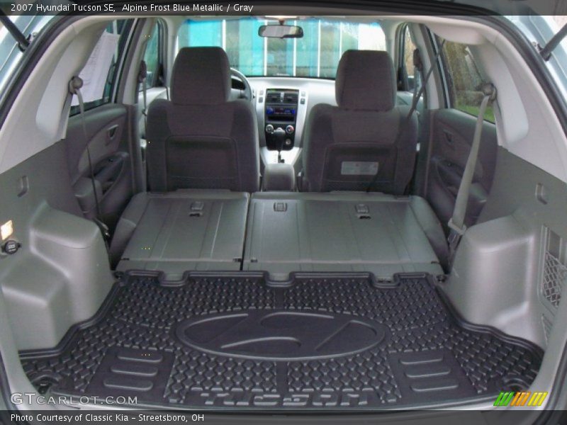 Alpine Frost Blue Metallic / Gray 2007 Hyundai Tucson SE