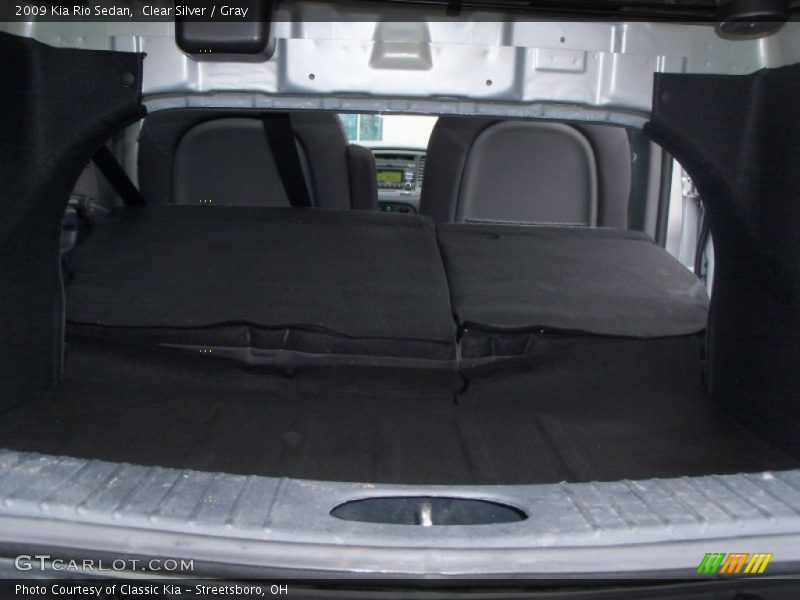 Clear Silver / Gray 2009 Kia Rio Sedan