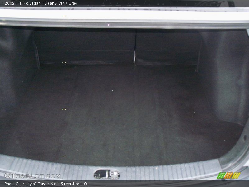 Clear Silver / Gray 2009 Kia Rio Sedan