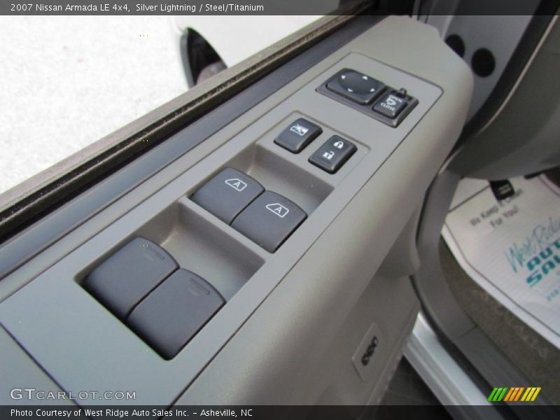 Silver Lightning / Steel/Titanium 2007 Nissan Armada LE 4x4