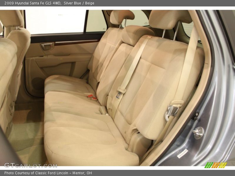 Silver Blue / Beige 2009 Hyundai Santa Fe GLS 4WD