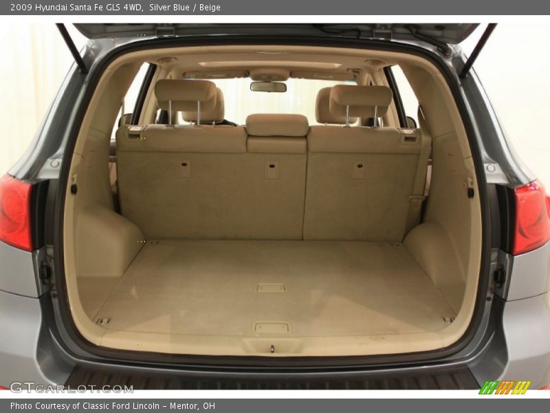 Silver Blue / Beige 2009 Hyundai Santa Fe GLS 4WD
