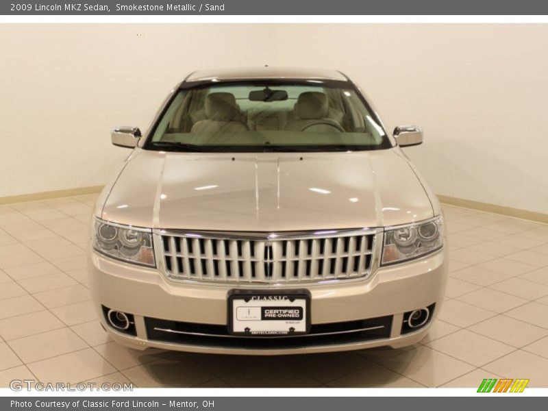 Smokestone Metallic / Sand 2009 Lincoln MKZ Sedan
