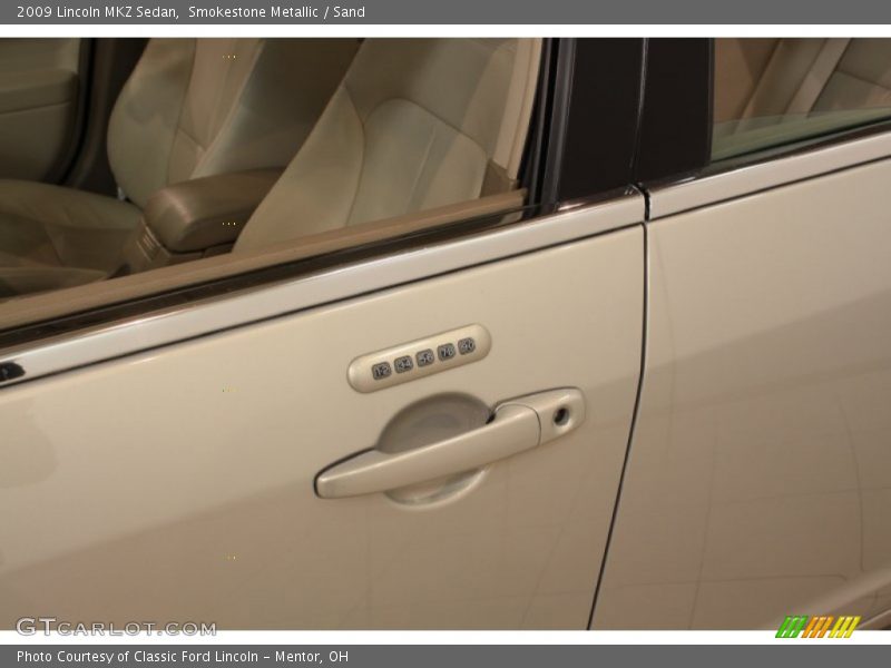 Smokestone Metallic / Sand 2009 Lincoln MKZ Sedan
