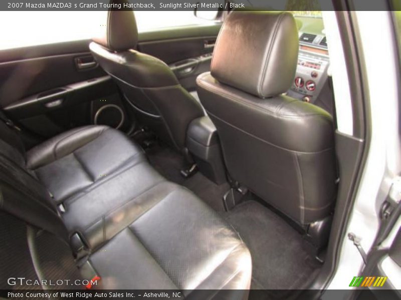 Sunlight Silver Metallic / Black 2007 Mazda MAZDA3 s Grand Touring Hatchback