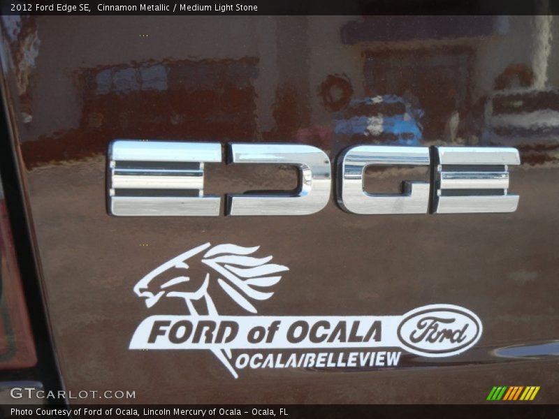 Cinnamon Metallic / Medium Light Stone 2012 Ford Edge SE