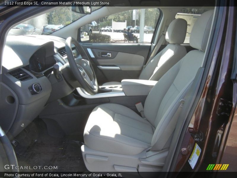 Cinnamon Metallic / Medium Light Stone 2012 Ford Edge SE