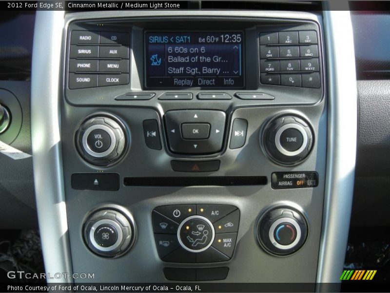 Controls of 2012 Edge SE