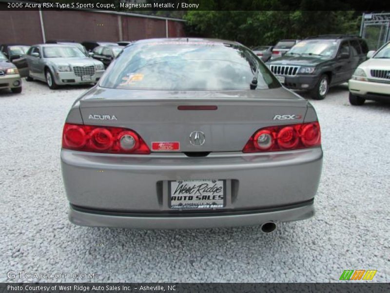 Magnesium Metallic / Ebony 2006 Acura RSX Type S Sports Coupe