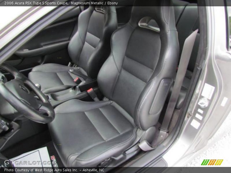  2006 RSX Type S Sports Coupe Ebony Interior