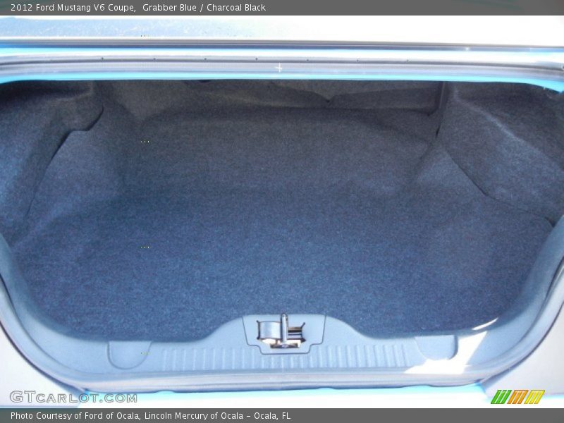 Grabber Blue / Charcoal Black 2012 Ford Mustang V6 Coupe