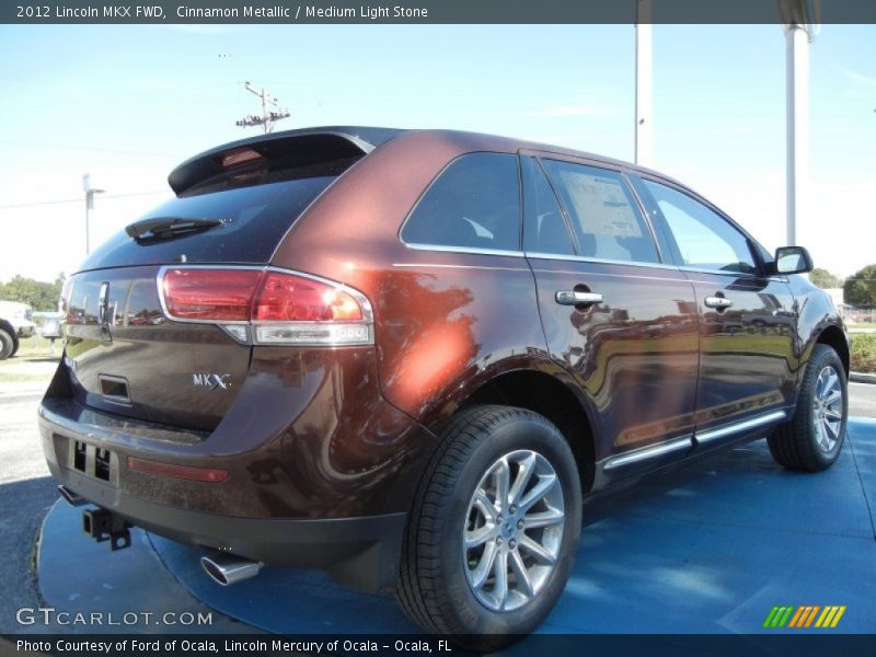 Cinnamon Metallic / Medium Light Stone 2012 Lincoln MKX FWD