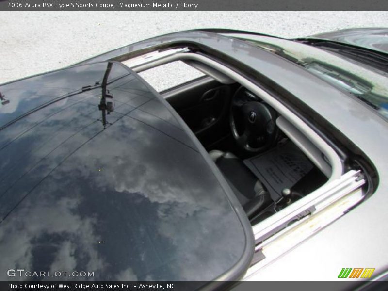 Sunroof of 2006 RSX Type S Sports Coupe