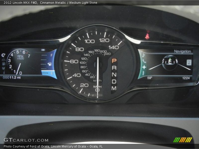  2012 MKX FWD FWD Gauges