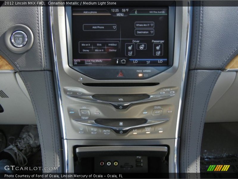 Controls of 2012 MKX FWD