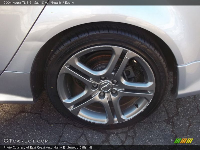 Satin Silver Metallic / Ebony 2004 Acura TL 3.2