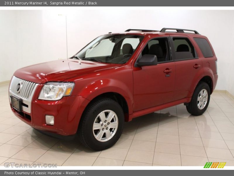 Sangria Red Metallic / Black 2011 Mercury Mariner I4