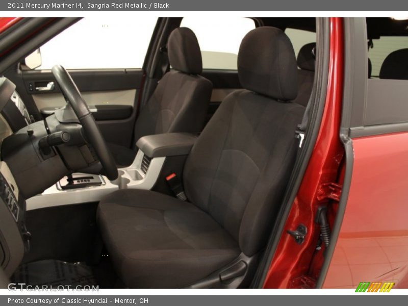 Sangria Red Metallic / Black 2011 Mercury Mariner I4