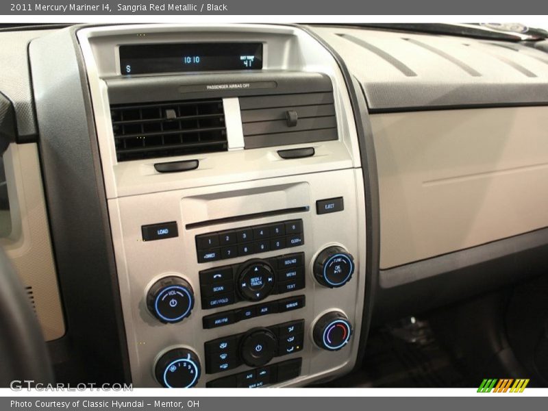 Sangria Red Metallic / Black 2011 Mercury Mariner I4