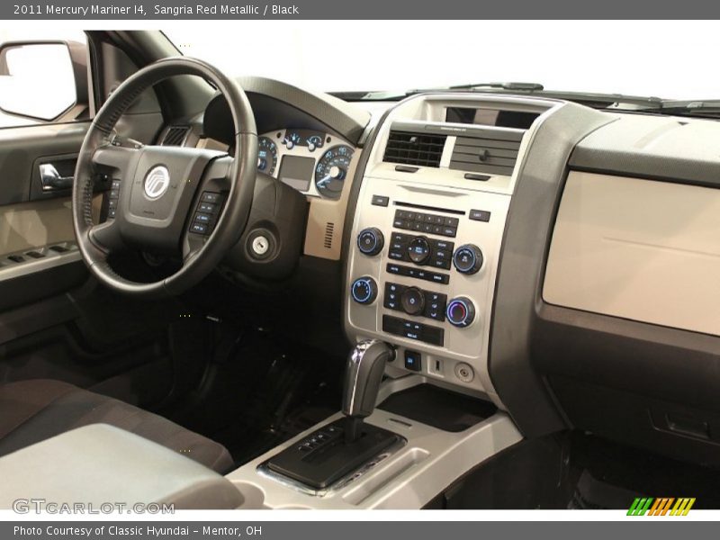 Sangria Red Metallic / Black 2011 Mercury Mariner I4