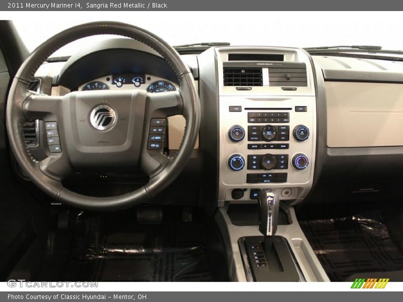 Sangria Red Metallic / Black 2011 Mercury Mariner I4